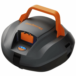 (2026 New) CoasTeering Planet Poolroboter Akku, 120 Min. Laufzeit, Auto-Parking, 2,5 Std. Schnellladung, Dual-Motor Poolsauger für Pools bis 80 m², für Aufstellpools & Schwimmbecken mit ebenem Boden Grau Angebot bei HelloDeals