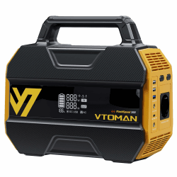 VTOMAN FlashSpeed 300 Tragbare Powerstation – 300W (600W Spitze), 230Wh | LiFePO4 Akku, Reinem Sinuswellen, 100W USB-C Schnellladung, Integrierte LED-Leuchte, Solargenerator für Camping, Wohnmobil DE-FS300-New A Angebot bei HelloDeals