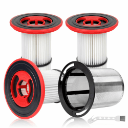 Ersatzfilter für Bosch Unlimited Serie 7 Akku-Staubsauger | 4 Stück, 12040193, BKS711XXL, BBS711W, BBS712A, BCS711GB, BKS711MALL, 3 Filter, 1 Edelstahl-Vorfilter & 1 Bürste Bosch Unlimited 7 Angebot bei HelloDeals