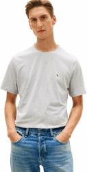 Tommy Hilfiger Light Interlock Tee S Grey (Light Grey Heather) Angebot bei HelloDeals