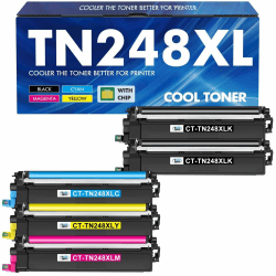 TN248XL TN248 MFC-L3760CDW MFC-L3740CDW Toner 5-Pack TN-248XL TN-248 TN 248 | Kompatibel für Brother DCP-L3560CDW DCP-L3520CDW DCP-L3520CDWE MFC-L3740CDWE MFC-L8390CDW HL-L3240CDW HL-L3220CWE TN-248CMYK Angebot bei HelloDeals