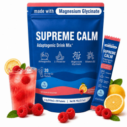 Jello Cortisol Cocktail Pulver, Adaptogen Drink Mix Cortisol Senken Abnehmen mit Magnesium, Ashwagandha & Vitamin D zur Stressreduktion, Energie & Wohlbefinden, 20 sticks, Vegan, Himbeer Limonade groß Angebot bei HelloDeals