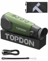 TOPDON TS004 wärmebildkamera Jagd, 320x240 TISR IR, 11H Akkulaufzeit, 32GB | 13mm Wärmebild-Monokular mit WiFi, 50Hz, 8X Zoom, 410M-Erkennung für Jagd, Nachtsicht-Outdoor-Erkundung, Wildbeobachtung Grün Angebot bei HelloDeals