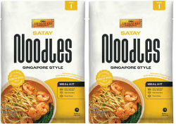 Lee Kum Kee Satay Nudel Meal Kit - Singapur Style Satay Ramen Nudeln mit Erdnusssauce und Suppenbasis, fertig in 3 Minuten, ideal als schnelle Mahlzeit für eine Person, 1 x 148 g (Packung mit 2) 148g (2er Pack) Angebot bei HelloDeals