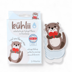 Selbstkühlende Hydrogel-Kühlpflaster für Kinder | im Otter-Design | Selbstkühlend ohne Vorkühlen | Angenehm kühlender Effekt | Dermatologisch getestet Angebot bei HelloDeals