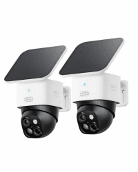 eufy SoloCam 2 Pack, Überwachungskamera Außen, ohne ABO, 360°-Überwachung | HomeBase 3 kompatibel, Keine Toten Winkel, 4-GHz-WLAN 2er-Packung Angebot bei HelloDeals
