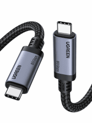 UGREEN USB 4 Kabel, 80 Gbps USB C Datenkabel, 240W USB C Ladekabel | 1M mit 16K oder dual 8K Videosignalübertragung, kompatibel mit MacBook/Monitor/Dockingstation/iPad/iPhone/USB‑C Geräten 1 Meter Angebot bei HelloDeals