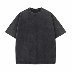Oversized T-Shirt für Herren Heavy Baumwolle Regular Fit Basic Männer T-Shirt Set Casual Sommer Tops Schwarz S Angebot bei HelloDeals