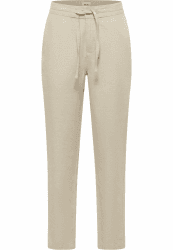 Mustang Herren Lässige Hose Style Milano Linen Jogger 35W / 34L Ecru 2014 Angebot bei HelloDeals