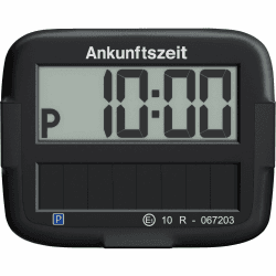 Needit Park Micro Solar elektronische Parkscheibe [NEUES Modell 2025] I unendlich Energie, Null Batteriewechsel | einzige Parkscheibe in Deutschland mit integriertem wiederaufladbarem Akku | schwarz Angebot bei HelloDeals