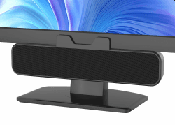 INGA 10W PC-Lautsprecher, USB-A/C, Plug-and-Play, Stereo-Bass | Am Monitor befestigen, kompatibel mit PC/Mac/Laptop – ideal für Meetings, E‑Learning, Gaming. Plug & Play, kein Treiber Angebot bei HelloDeals
