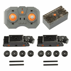 Power Functions Zug Motor, Fernbedienung mit Batteriebox Ersatzteile Set | Gmit eschwindigkeitsanpassung, Klemmbausteine Zug Teile Kit #1 Angebot bei HelloDeals