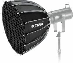 NEEWER Basics Parabolische Softbox Set, 21,7" Schnellverschluss Bowens Mount Softboxen mit Lichtdiffusoren Kompatibel mit Godox Kompatibel mit Aputure 600d Studio Videoaufzeichnung Beleuchtung, NS36P 21.7"/55cm Angebot bei HelloDeals