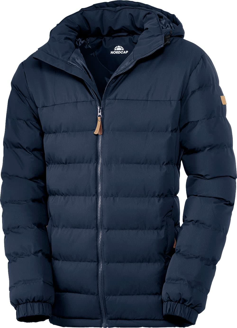 NORDCAP Herren Funktions-Steppjacke, anschmiegsame Übergangsjacke mit Warmer Wattierung, Jacke mit Kapuze, Winddicht und wasserabweisend, Gr. M XL marine Angebot bei HelloDeals