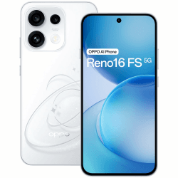 OPPO Reno16 FS 5G Smartphone 8+512GB 6500mAh 120Hz 50MP, Pop White | 50MP Front und Rückkamera, 6500mAh, 45W SUPERVOOC, 6.57" AMOLED, OIS, IP68 Angebot bei HelloDeals