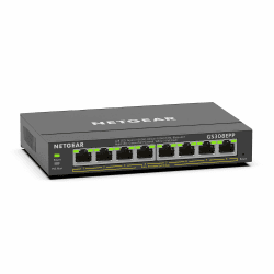 NETGEAR GS308EPP PoE Switch 8 Port Gigabit Ethernet LAN Switch PoE+ 123W Plus (Managed Netzwerk Switch PoE mit IGMP Snooping, QoS, VLAN, lüfterloses Metallgehäuse) Managed POE+ 123W 8-Port Angebot bei HelloDeals