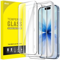 JETech Schutzfolie für iPhone 17, 3 Stück | 9H Gehärtetes Glas Displayschutzfolie, HD Klar, Kratzschutz, Einfache Installationshilfe Angebot bei HelloDeals
