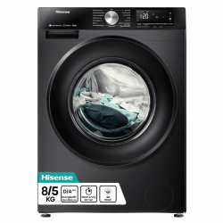 Hinsense WD3S8043BB3 Waschtrockner/ConnectLife /16 Programme /8 KG, 54 Liter /1400 U/min/Dampffunktion/JetWash/Anti-Allergie Program/Auto Program/Eco Wash/Steam Refresh/Schwarz Schwarz 8 KG 3S Angebot bei HelloDeals
