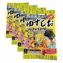 IGARASHI SEIMEN Nudeln, Instant Ramen mit Yuzu Sauce (Yuzushio Ramen) - 1 x 98 g (Packung mit 4) Pack of 4 Angebot bei HelloDeals