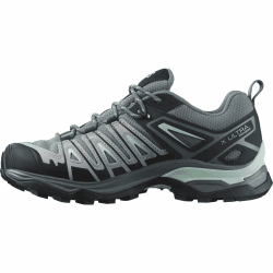 Salomon Damen X Ultra Pioneer Gore-texWasserdichte Damen Outdoorschuhe, Alle Wetterbedingungen, Sicherer Fußhalt, Stabil und gedämpft 38 2/3 EU Stormy Weather Alloy Yucca Angebot bei HelloDeals
