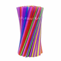 100 Stück Wiederverwendbare Strohhalme, für Cocktail,Saft, Geburtstag,Hochzeit,（100 Stück strohhalme） Angebot bei HelloDeals