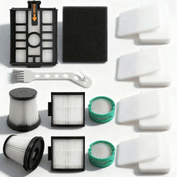 Komplettes IW3612EU Filter für Shark Detect Pro Akku-Staubsauger | kompatibel mit Shark IW3612EU IW3612EUT IW3612AMZEU IW3611EU IW3611DE, HEPA Ersatzfilter, Waschbar & Wiederverwendbar Angebot bei HelloDeals