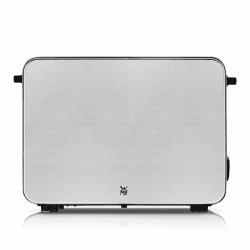 WMF Stelio Toaster 2 Scheiben Edelstahl, Doppelschlitz Toaster mit Brötchenaufsatz, Bagel-Funktion, 7 Bräunungsstufen, 900 W, edelstahl matt | Doppelschlitz Toaster mit Brötchenaufsatz, Bagel-Funktion, 7 Bräunungsstufen, 900 W, edelstahl matt Silber Angebot bei HelloDeals