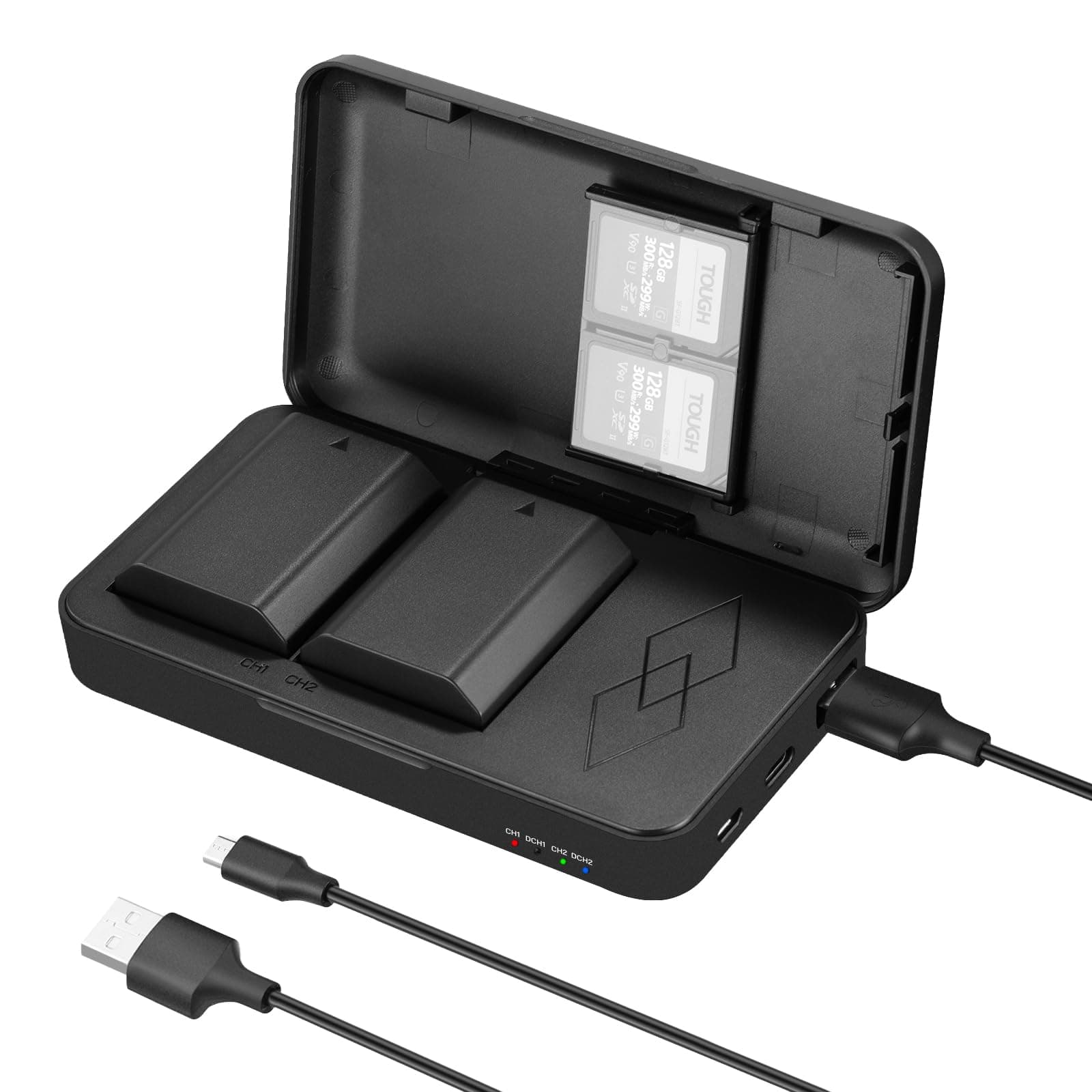NEEWER Ersatzakku und Ladegerät Set für NP-FZ100, 2 Pack 2280mAh Akkus und USB Dual Kanal Ladegerät, kompatibel mit Sony ZV-E10II, A9III, A7CII, ZV-E1, A7III, A7IV, FX3, FX30, A6700, A7RV und A7SIII | USB Doppel Ladegerät, kompatibel mit ZV-E10II A9III A7 Angebot bei HelloDeals