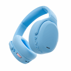 Skullcandy Crusher ANC 2 Wireless Bluetooth Over-Ear-Kopfhörer, Multisensorischem Bass, Active Noise Cancelling, 60 Stunden Akkulaufzeit - Hellblau Preppy Blue Angebot bei HelloDeals