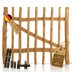 BOOGARDI Gartentor Holz für Staketenzaun 100cm hoch · Garten Zaun Tor in 14 Größen · Holztor 100cm breit · Gartentür für Holzzaun · HxB 100 cm x 100 cm (3-5 cm Lattenabstand) Höhe: 100cm Lattenabstand: 3-5 Cm Angebot bei HelloDeals