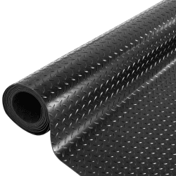 Nisorpa Gummimatten 300 x 150cm Gummimatte Meterware 3mm Dicke Gummiläufer Bodenmatte Schutzmatte Antirutschmatte Bodenschutzmatte Gummi Matte für Keller, Werkstatt, Garage 300x150cm Weidenblattmuster Angebot bei HelloDeals