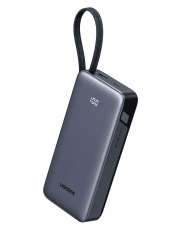 UGREEN Nexode Power Bank 20000mAh 45W mit integriertem USB-C Kabel | Bidirektionalem 45W PD, 2x USB-C+1x USB-A, für Reisen/Büro, Kompatibel mit iPhone, Galaxy Serie, iPad Angebot bei HelloDeals