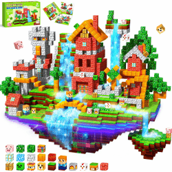 COOLJOYA Magnetische Bausteine - Magnetbausteine Magnetspielzeug,150 Teile Magnetische Bauwelt Spielzeug Magnetblöcke für Kinder ab 3-10 Jahre Verstaubare,Geschenke Kinder,Baue Mine Magnet Welt Angebot bei HelloDeals