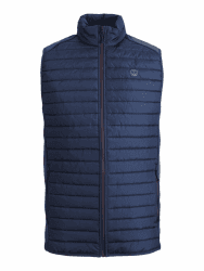 JACK & JONES male Steppweste Steppweste | Puffer gilet XL Blau Angebot bei HelloDeals