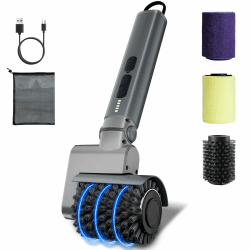 Elektrische Grillbürste, Akku Drahtbürste Grill Winkel Einstellbar, Wasserdicht Grillbürste für Gussrost 3 Einstellbare Geschwindigkeiten Grau Angebot bei HelloDeals