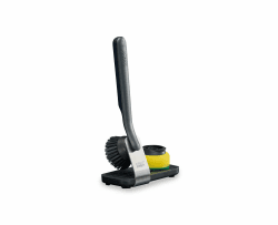Joseph Joseph SinkTech Spülbürsten- und Schwamm-Set mit großem Edelstahl-Aufbewahrungsständer, Langlebige Borsten, Ersetzbare Köpfe mit Ständer und Ersatzkopf Angebot bei HelloDeals