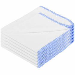 Putztücher Mikrofasertücher, 6 Stück Putzlappen Mikrofaser Reinigungstücher Lappen 30x30cm Spüllappen, Allzwecktücher Microfasertücher Geschirrtücher für Haus, Küche, Fenster Angebot bei HelloDeals