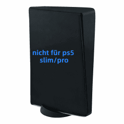 Staubhülle für PS5, PS5 Staubschutzhülle,Spritzwasserdichte Cover für PlayStation 5 Konsole Digital Edition/Ultra HD-Nicht für PS5 Slim/PS5 pro(Schwarz) Ps5-vertical-black Angebot bei HelloDeals