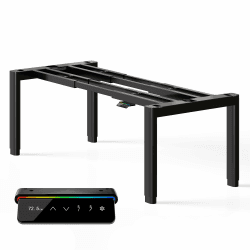 MAIDeSITe T4 Pro Plus Höhenverstellbarer Schreibtisch Gestell mit 240kg Hubkapazität, 2 Motoren elektrisch höhenverstellbarem Schreibtisch, Ultra-stabilem Tischgestell mit 4 ovalem Beindesign Schwarz Angebot bei HelloDeals