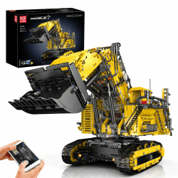Mould King 17070 MOC Technik Ferngesteuert Bagger für Libo R 9800 Raupenbagger, 4767 Teile Technologie LKW-Modell Klemmbausteine Bauset Spielzeug für Erwachsene Mit 6 Motoren Angebot bei HelloDeals