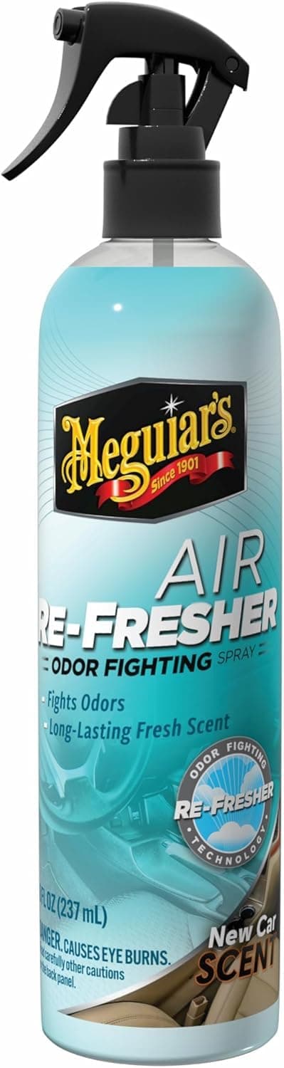 Meguiar’s Air Re-Fresher Trigger New Car Auto Lufterfrischerspray 237ml | Geruchsneutralisierer mit Langanhaltendem Neuwagenduft - G250608EU Angebot bei HelloDeals