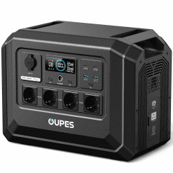OUPES Mega 1 Lite Tragbare Powerstation 2000W, 1024Wh Solargenerator Angebot bei HelloDeals