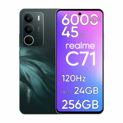 realme C71 Smartphone, Smartphone ohne Vertrag mit 8GB RAM 256GB ROM, 6.67" 120Hz Display Handy, 6000mAh Akku & 45W Schnellladung, 50MP Kamera, Dual SIM, NFC, Seiten-Fingerabdrucksensor, Grün Grün 8+256 Angebot bei HelloDeals