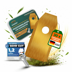 30x Ersatzklingen für Husqvarna, Gardena, Yard Force, McChulloch, Ferrex, Navimow Mähroboter Messer Klingen + Schrauben für Husqvarna/Gardena/Navimow/Yard Force Angebot bei HelloDeals