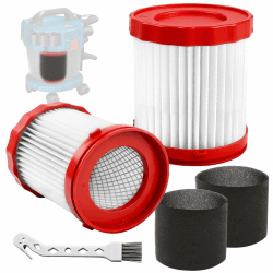 2 Stück HEPA-Filter für Bosch Gas 18 V, GAS18V-3/GAS18V-10L Staubsauger Ersatzfilter, VF320H Ersatzteile für Bosch, Hepa-Filterzubehör mit Reinigungsbürste Angebot bei HelloDeals