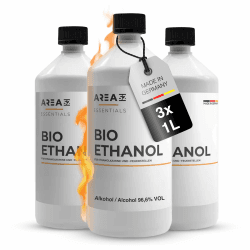 Area52 Bioethanol 3x1L Set Ethanol, Reiner Ethylalkohol mit 96 3 x 1L Angebot bei HelloDeals