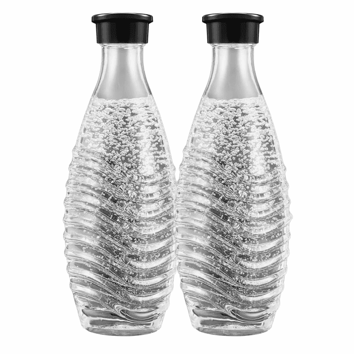SodaStream CRYSTAL Glaskaraffe - 0,7L Wasserkaraffe, 2er-Pack 2er Pack Angebot bei HelloDeals