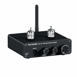 Fosi Audio Box X3 Röhren Phono Vorverstärker für MM-Plattenspieler, Bluetooth 5.0 Mini Stereo Hi-Fi Vorverstärker mit Röhrenklang, für Heim-Audio, Schallplattenspieler Soundsystem Angebot bei HelloDeals
