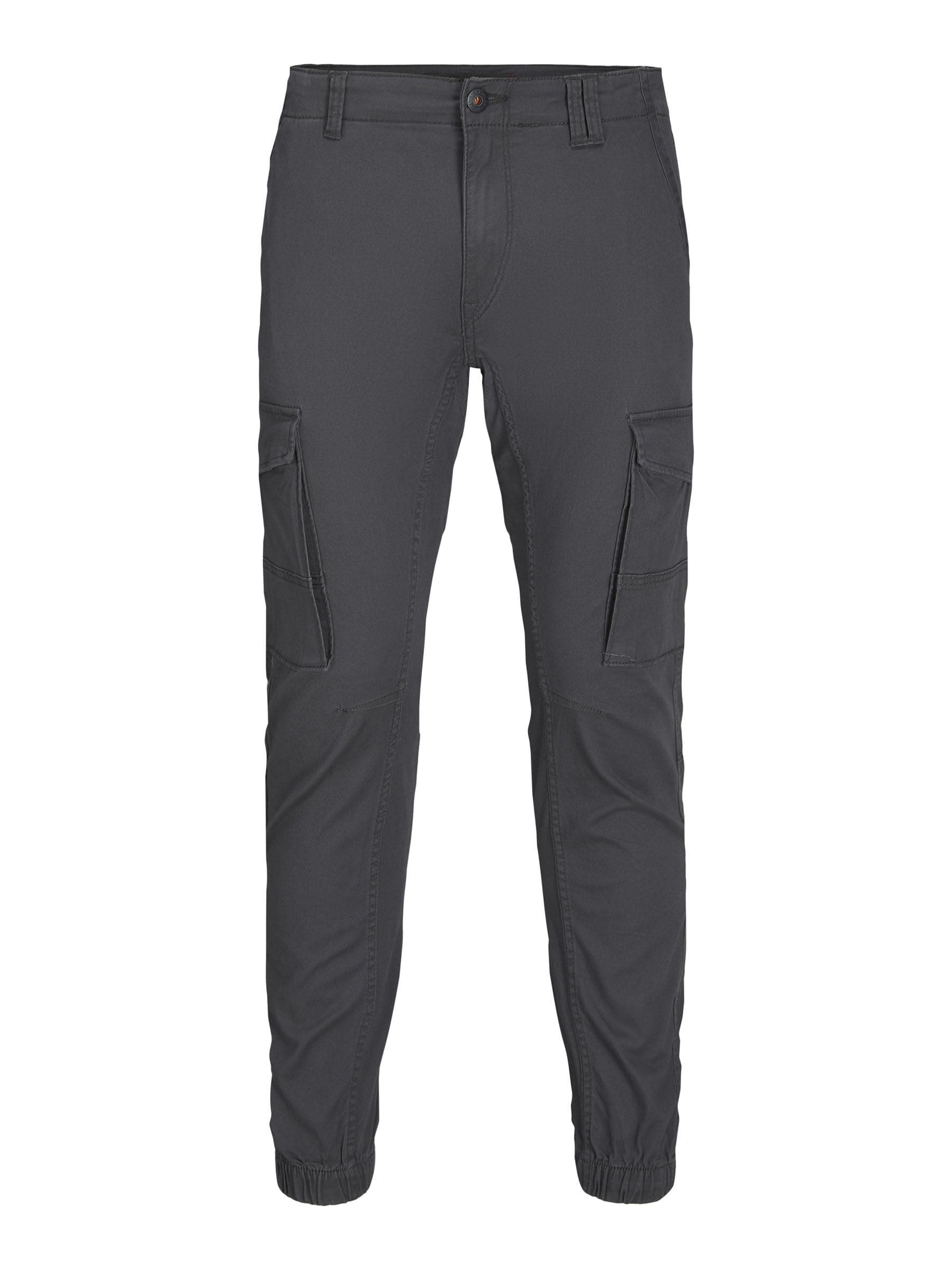 JACK & JONES Male Cargo-Hose Slim Fit Cargo-Hose 30W / 32L Grau (Asphalt) Angebot bei HelloDeals