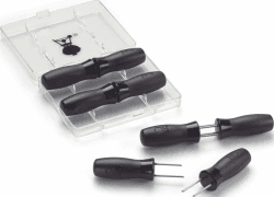 Weber Maiskornhalter Set (4 Stück) inkl. Kasten zum Aufbewahren, Halter-Nylongriffe mit Daumenfurchen für sicheres und komfortables Handhaben - Schwarz (6489) Single Angebot bei HelloDeals